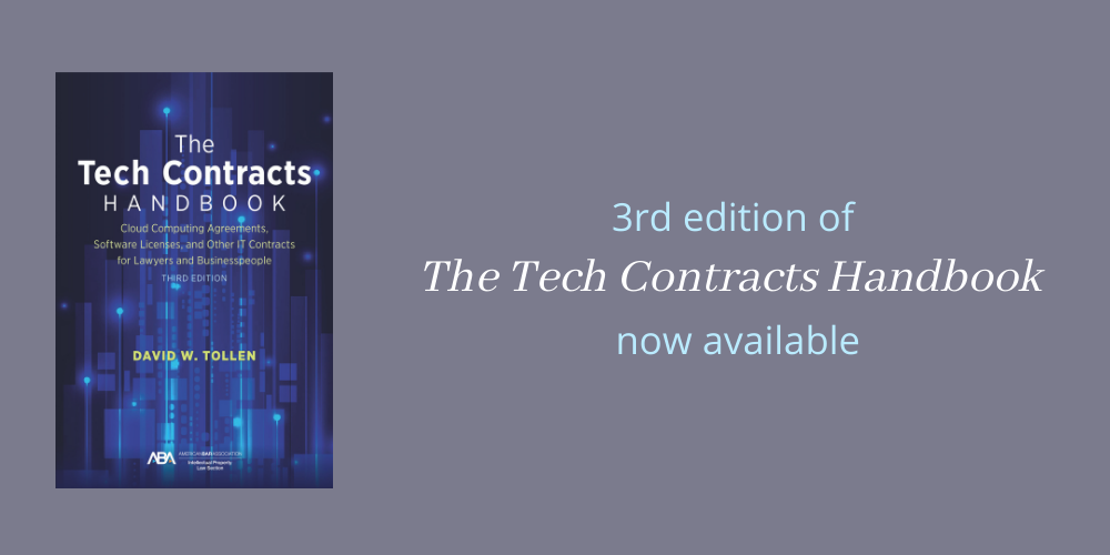 (裁断済) The Tech Contracts Handbook:
